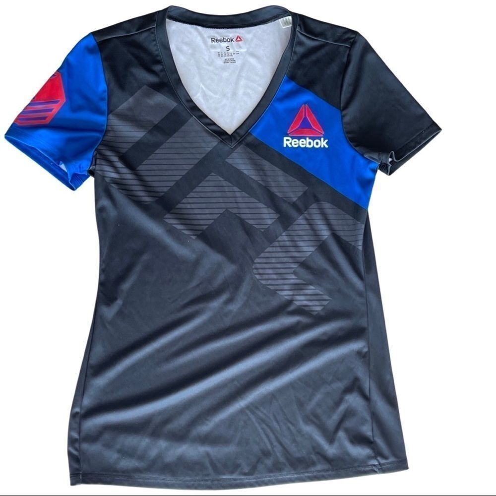 Reebok Official Rhonda Rousey Women’s Small Black UFC MMA Training Jersey 